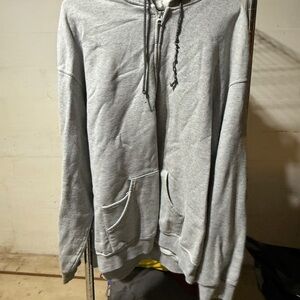 Fruit of the Loom Light Gray Hoodie